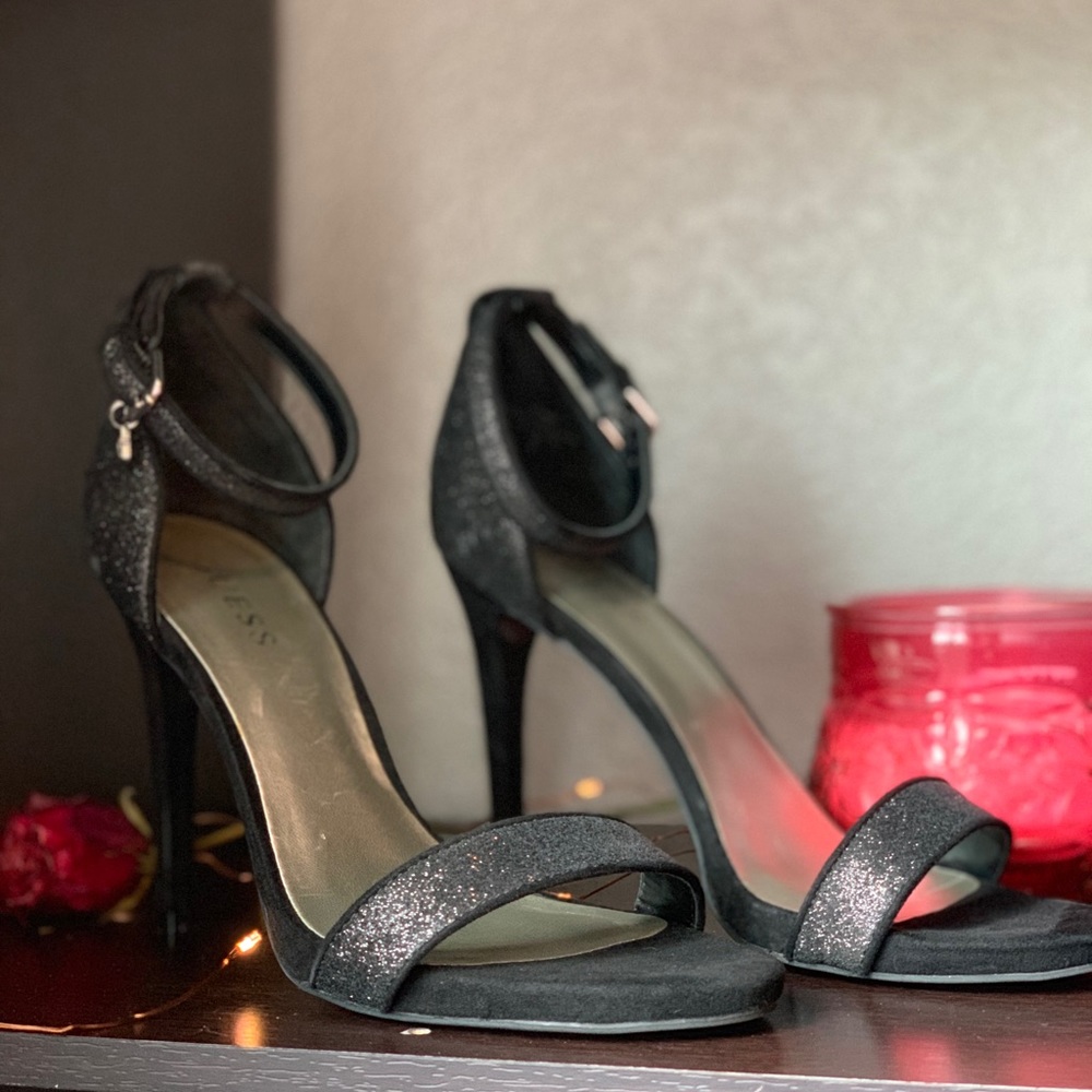 Gorgeous Black Open Toe Heel